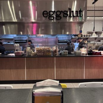 Eggslut - Kitchen and some seating area - Breakfast & Brunch Near Me - Las Vegas, Nevada Eggslut - Kitchen and some seating area - Breakfast & Brunch Near Me - Las Vegas, Nevada