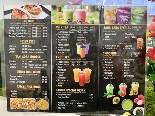 Menu photo 1 Taichi Bubble Tea Milwaukee, WI