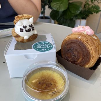 Fancy Flavors - Cream puff, Tropical Croissant Wheel, Creme Brulee - Macarons Near Me - San Jose, California Fancy Flavors - Cream puff, Tropical Croissant Wheel, Creme Brulee - Macarons Near Me - San Jose, California
