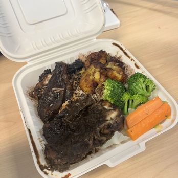 Chris Jerk - Jerk Chicken Quarter Leg Meal - Caribbean Near Me - Markham, Ontario