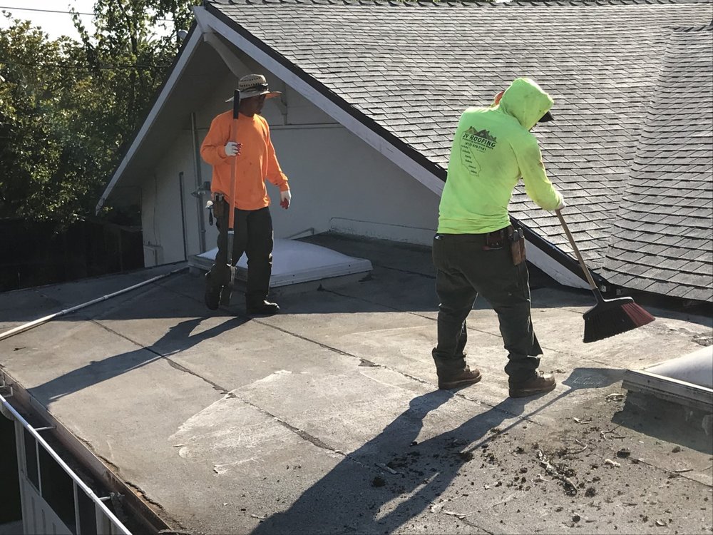 Slide of J V Roofing