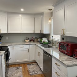All Residential Services - Custom designed kitchen with crown to ceiling.