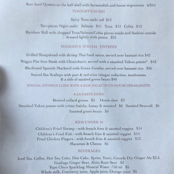Flying Melon Café - Menu - Seafood Near Me - Ocracoke, North Carolina