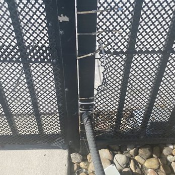 Waterleigh at Leland - The electronic pool lock has been broken since October 2025. Tenants have cut a hole in the fence to use the override button. - Apartments Near Me - Leland, North Carolina Waterleigh at Leland - The electronic pool lock has been broken since October 2025. Tenants have cut a hole in the fence to use the override button. - Apartments Near Me - Leland, North Carolina