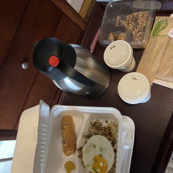 The Inn on First - Homemade German dumplings with a Sunny side up egg, pretzel, granola, Danish pastries - Bed & Breakfast Near Me - Napa, California