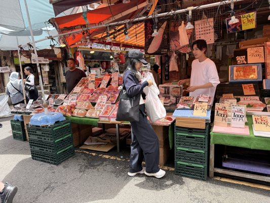 Ueno Ameyoko Shopping Street by null