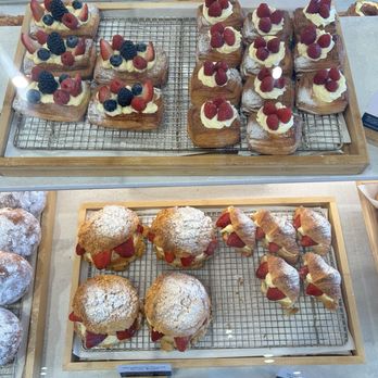 Paris Baguette - Very Berry Pastry, Fruit Bite (Raspberry), Strawberry Croissant - Bakeries Near Me - Las Vegas, Nevada