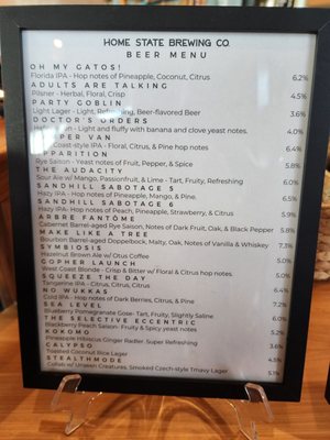 Menu photo 4 Home State Brewing Co. Winter Garden, FL Menu photo 4 Home State Brewing Co. Winter Garden, FL
