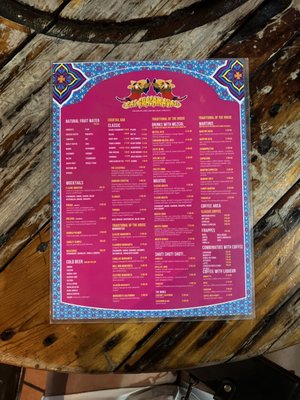 Menu photo 3 Las Guacamayas Cabo San Lucas, BCS Menu photo 3 Las Guacamayas Cabo San Lucas, BCS