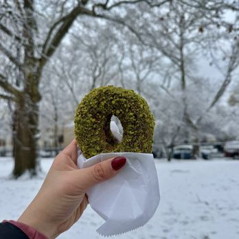 Moe's Doughs Donut Shop - Pistachio Cake Donut - Donuts Near Me - Brooklyn, New York