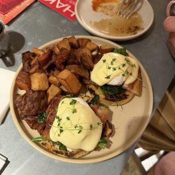 Hakucho - Pork belly benedict - Izakaya Near Me - Lakeland, Florida Hakucho - Pork belly benedict - Izakaya Near Me - Lakeland, Florida