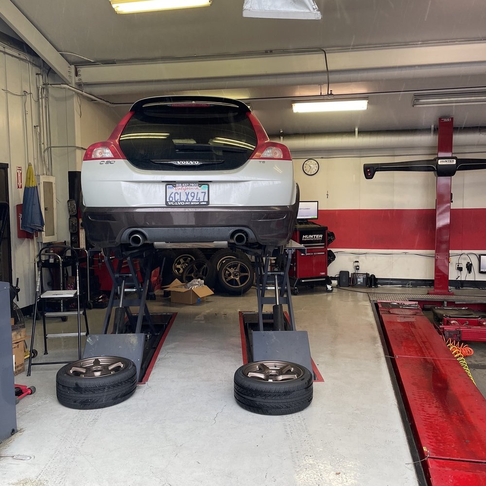 Andys Alignment - Suspension upgrade on an old Volvo - Wheel & Rim Repair Near Me - Glendale, California