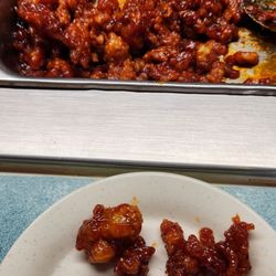 China Buffet - Spicy Honey Chicken.