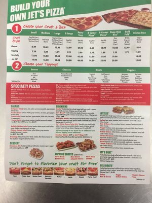 Menu photo 1 Jet's Pizza Jackson, TN