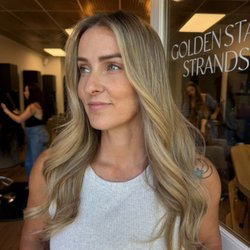 Golden State Strands - Lived in color and ktip extensions