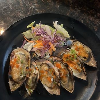 Bluemaki Sushi - Baked green mussels - Sushi Bars Near Me - Palmdale, California Bluemaki Sushi - Baked green mussels - Sushi Bars Near Me - Palmdale, California
