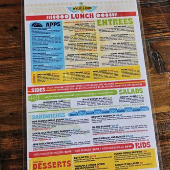 Wylie and Rum - Extensive menu - Caribbean Near Me - Atlanta, Georgia