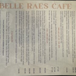 Breakfast Menu