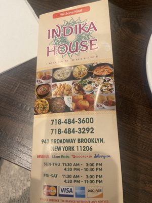 Menu photo 8 Indika House Brooklyn, NY Menu photo 8 Indika House Brooklyn, NY