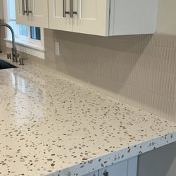 Mission Tile West - Counter and backsplash