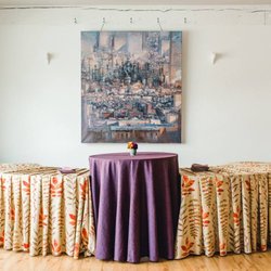 Special Occasions - This is a beautiful way to display a buffet with Indian Summer and our Amethyst on the high top. See more at www.specialo.com