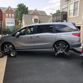 Performance Towing - Seriously a tight situation but they got my 203" minivan out of a single car garage door. - Towing Near Me - Chantilly, Virginia