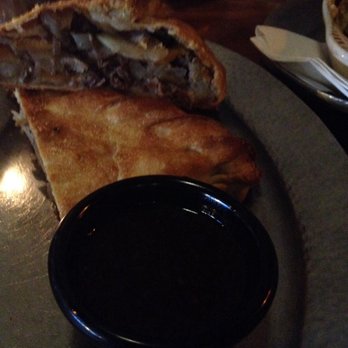 Cornish Pasty - The Oggy Pasty (Traditional) with red wine au jus. - British Near Me - Las Vegas, Nevada