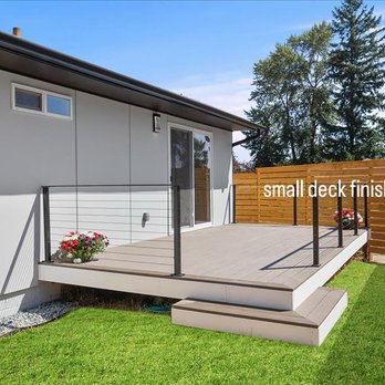 Agama Design - Small deck finished-clean, modern and build to last. - Decks & Railing Near Me Agama Design - Small deck finished-clean, modern and build to last. - Decks & Railing Near Me