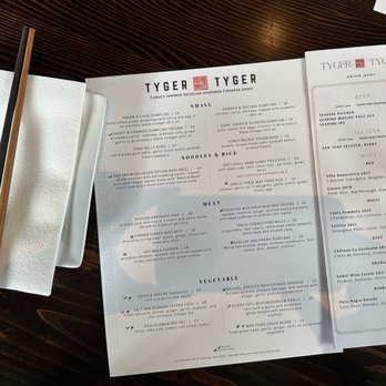 Tyger Tyger - Menu - Szechuan Near Me - Seattle, Washington Tyger Tyger - Menu - Szechuan Near Me - Seattle, Washington