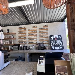 Baja Beans Roasting Company - Drink menu
