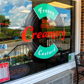 Riverview Cafe - a bench in front of the store - Ice Cream & Frozen Yogurt Near Me - Brandenburg, Kentucky Riverview Cafe - a bench in front of the store - Ice Cream & Frozen Yogurt Near Me - Brandenburg, Kentucky