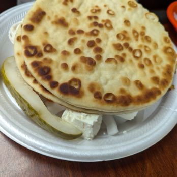Indy gyros - A gyro plate covered in pita - Mediterranean Near Me - Brownsburg, Indiana