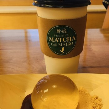 Matcha Cafe Maiko - Matcha latte and raindrop jello - Desserts Near Me - Duluth, Georgia Matcha Cafe Maiko - Matcha latte and raindrop jello - Desserts Near Me - Duluth, Georgia