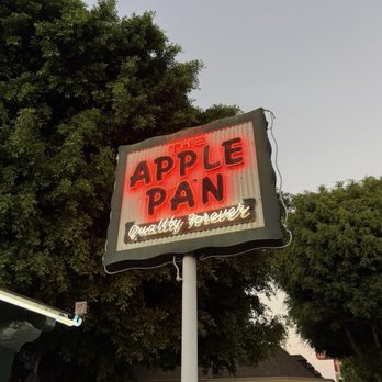 The Apple Pan - signage - Burgers Near Me - Los Angeles, California The Apple Pan - signage - Burgers Near Me - Los Angeles, California