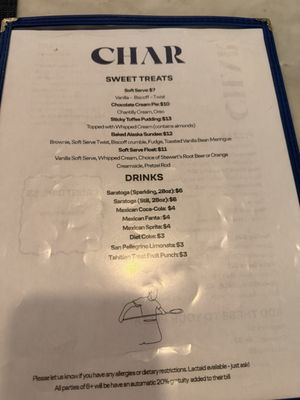 Menu photo 1 Char Philadelphia, PA Menu photo 1 Char Philadelphia, PA