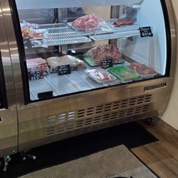 Toad's Butcher Shop - Meat case with fresh selections