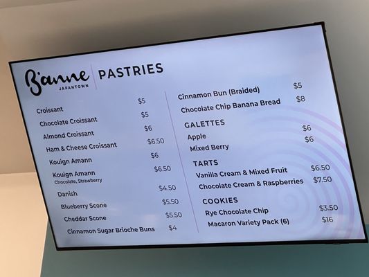 Menu photo 4 B’anne Bakery San Jose, CA