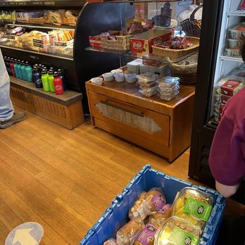 Tatoosh Cafe - Sandwiches getting restocked - Cafes Near Me - Ashford, Washington