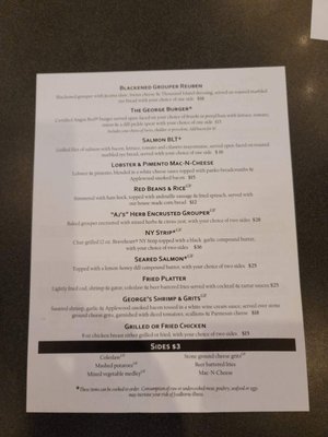 Menu photo 6 The George on the Riverwalk Wilmington, NC Menu photo 6 The George on the Riverwalk Wilmington, NC