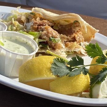 Shoreline Cafe - Fish tacos! Almost gone... really fresh and tasty! - Seafood Near Me - Santa Barbara, California Shoreline Cafe - Fish tacos! Almost gone... really fresh and tasty! - Seafood Near Me - Santa Barbara, California