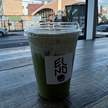 ELNO - Pistachio Matchiato - Coffee & Tea Near Me - Panorama City, California ELNO - Pistachio Matchiato - Coffee & Tea Near Me - Panorama City, California