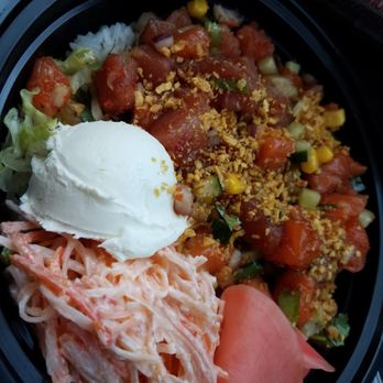Quickly Boba Tea - Tuna & Salmon Poke bowl - Bubble Tea Near Me - Orlando, Florida