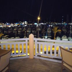 Villa Mercedes - Walking upstairs to bathroom and seeing this overlook of San Antoni harbor.