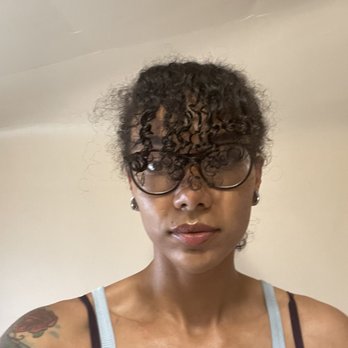 Salon Detroit - What my bangs looked like after blow drying the hair myself - Hair Salons Near Me - Detroit, Michigan Salon Detroit - What my bangs looked like after blow drying the hair myself - Hair Salons Near Me - Detroit, Michigan