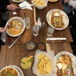 Tortilla Soup, Enchiladas, Quedadillas, Margaritas