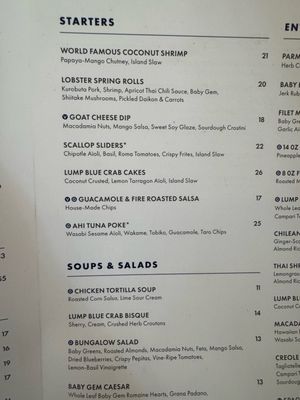 Menu photo 8 Tommy Bahama Kihei, HI