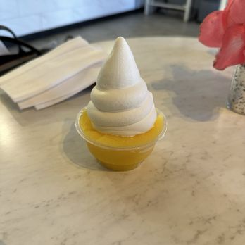 Sweet and Shavery - Mango and vanilla custard half and half - Desserts Near Me - Davis, California