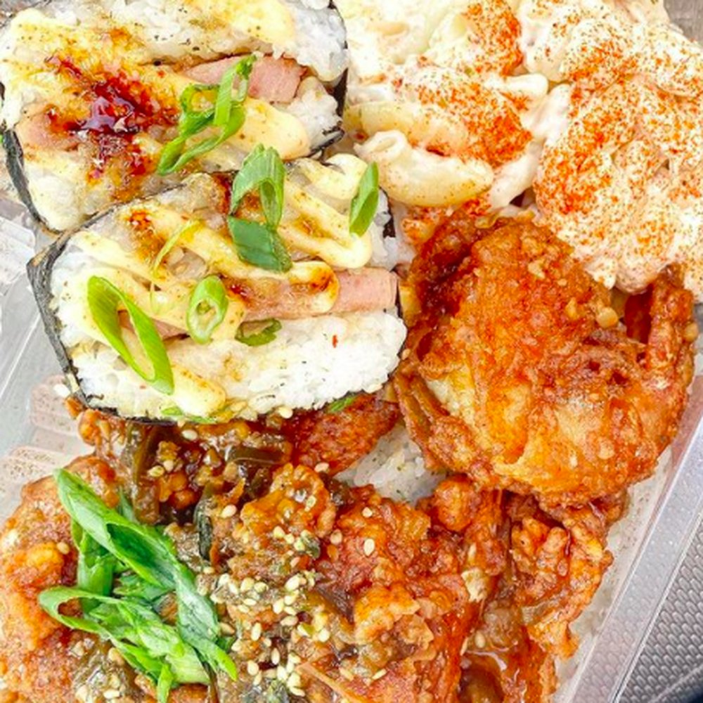 Shootz - spam brulee musubi garlic shrimp IG: nutrician_ - Hawaiian Near Me - Stanton, California Shootz - spam brulee musubi garlic shrimp IG: nutrician_ - Hawaiian Near Me - Stanton, California