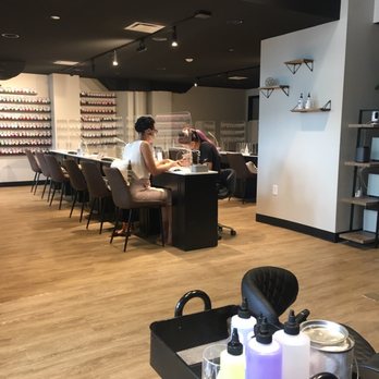 Topcoat - My sis getting her dip - Nail Salons Near Me - Baltimore, Maryland