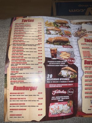 Menu photo 2 Que Tortas San Antonio, TX